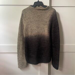 Co&Eddy Cream and Black Cowl Neck Sweater with Cozy Knit